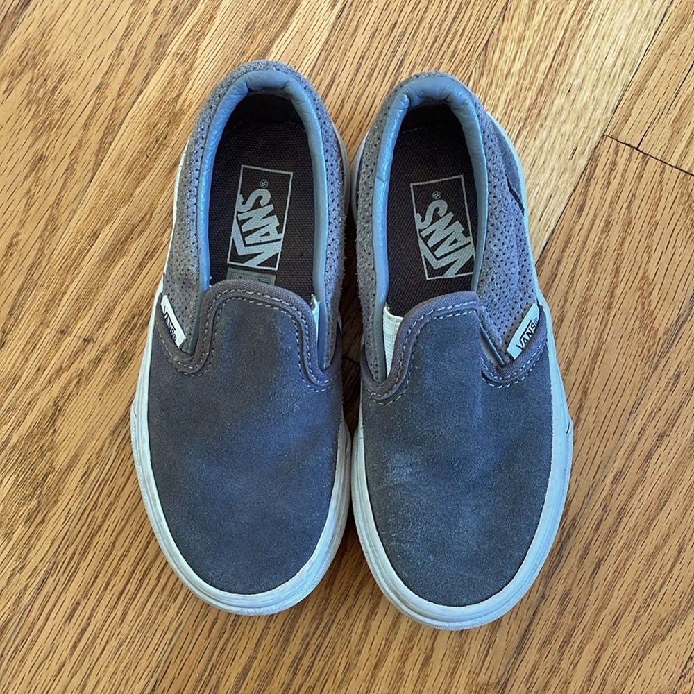 Grey Toddler Slip On Vans